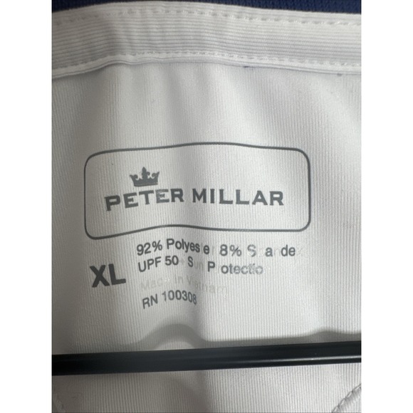 High Hampton Peter Millar Women Polo Shirt Top XL 1/4 Zip Short Sleeve - Picture 2 of 7